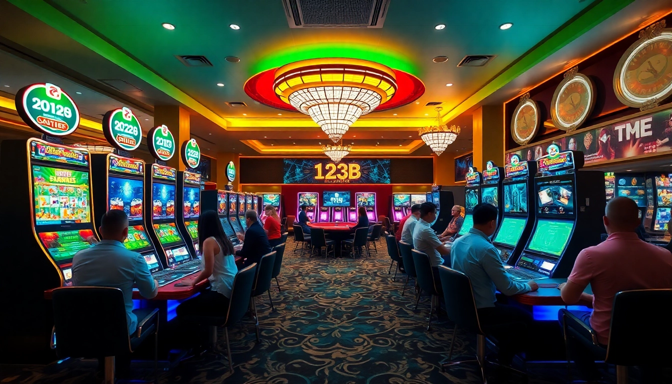 Exciting online gaming scene at 123b.faith showcasing diverse casino options and player engagement.