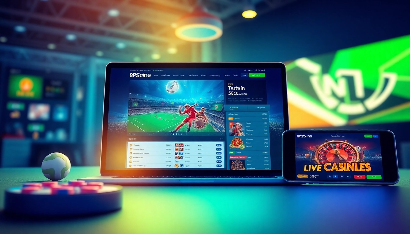 An engaging digital gambling interface at 98winwin.live, showcasing sports betting and casino options.