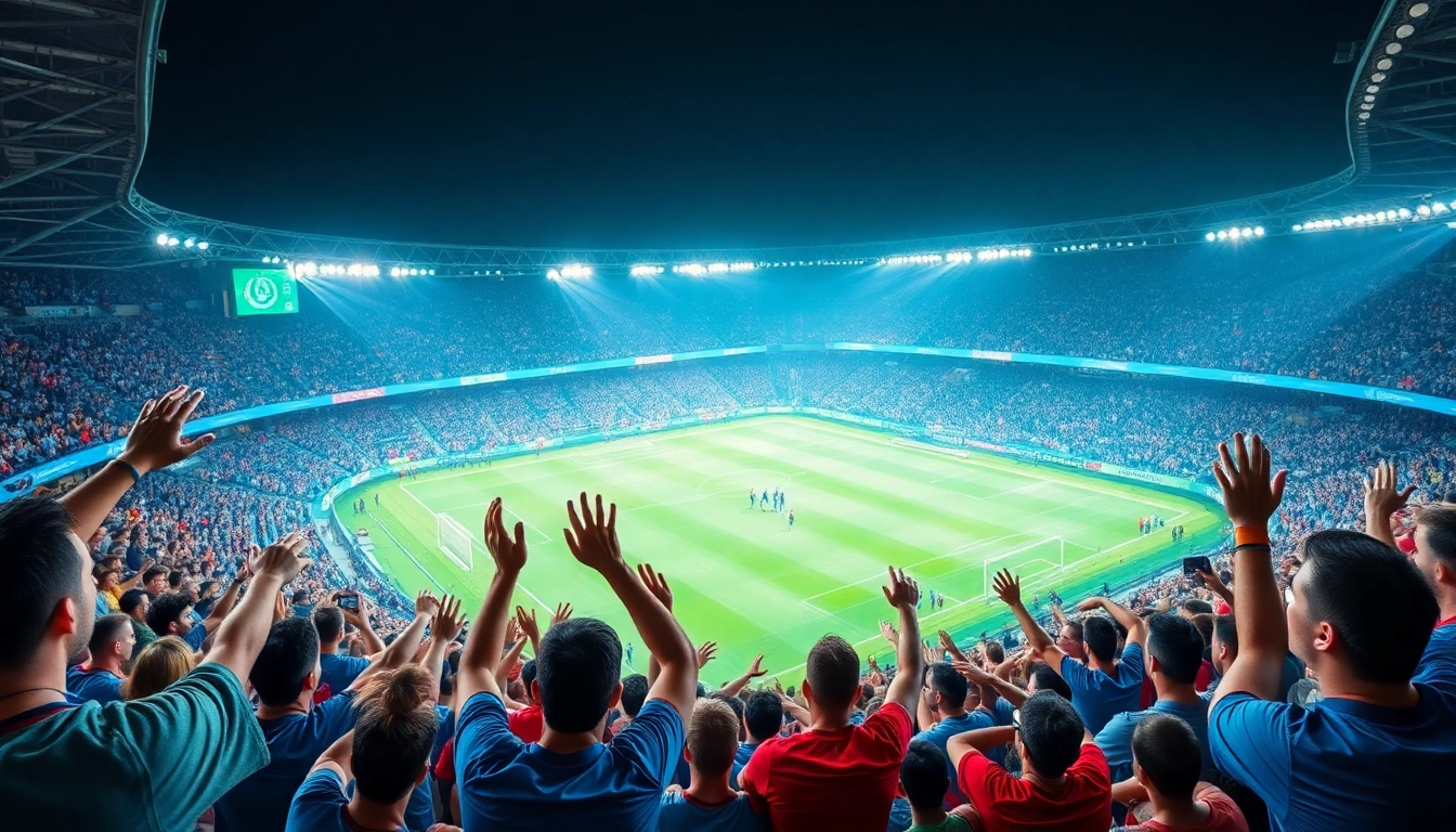 Xoilac TV offers live football streaming showcasing dedicated fans and exciting matches.