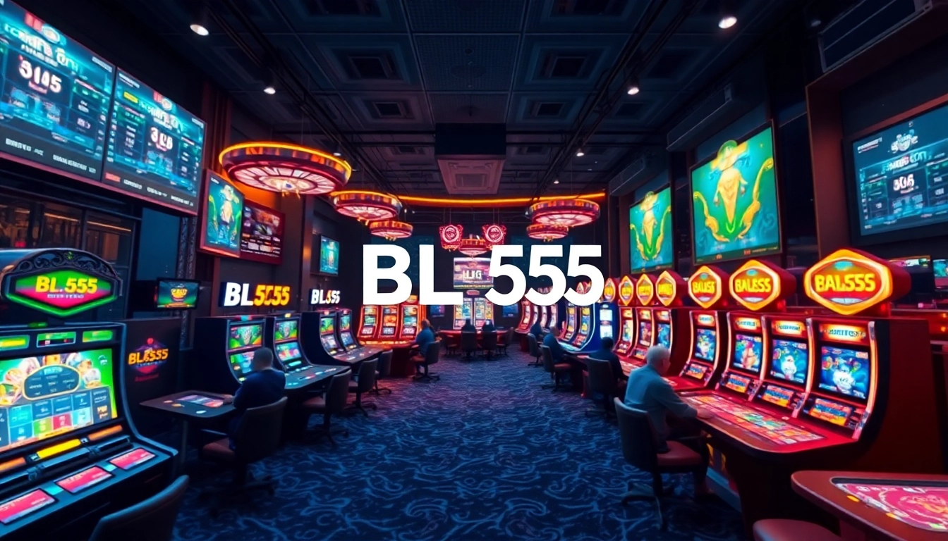 Dynamic online gaming atmosphere at trang chủ BL555 with immersive casino elements.